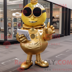 Mascot character of a Gold...
