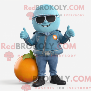 Postava maskota azurového...