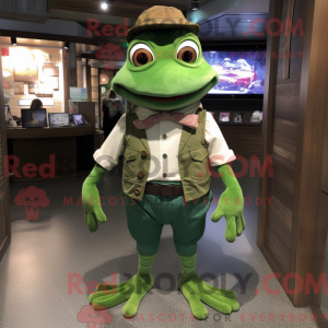 Mascot character of a Frog...