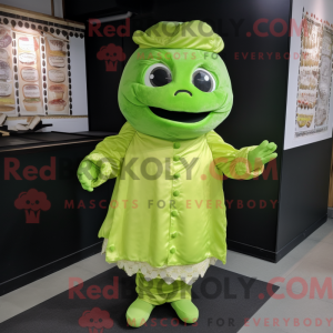 Mascot character of a Lime...