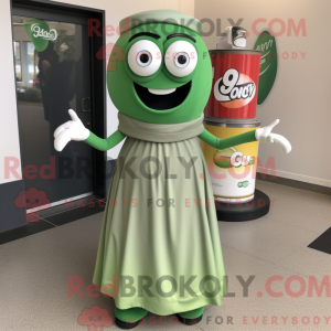 Mascot character of a Olive...