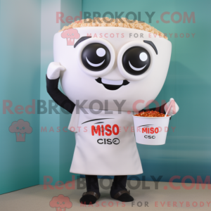 Mascot character of a White...