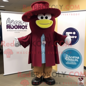 Mascottefiguur van een...