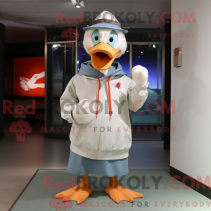 Mascot character of a Goose...