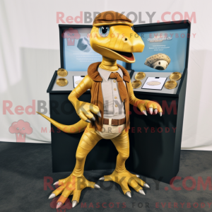 Mascot character of a Gold...