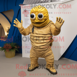 Mascot character of a Gold...