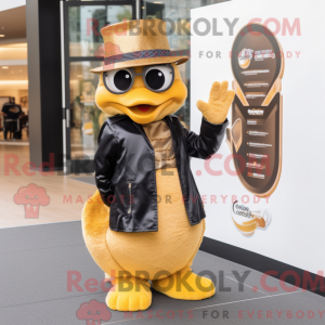 Maskottchen eines goldenen...