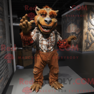 Mascot character of a Rust...