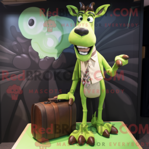 Mascot character of a Lime...