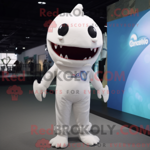 Mascot character of a White...