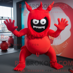 Mascot character of a Red...