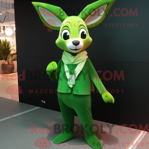 Mascot character of a Green...