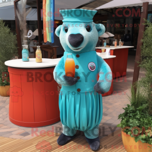 Mascot character of a...