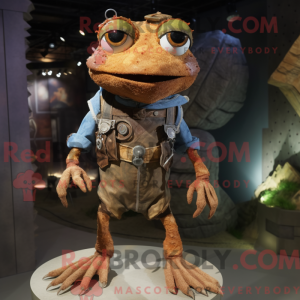 Postava maskota Rust Frog...