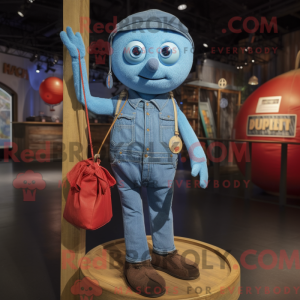 Mascot character of a Cyan...