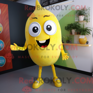 Mascot character of a Lemon...