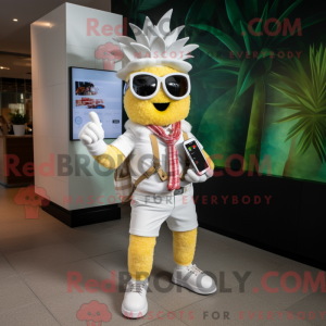 Mascot character of a White...