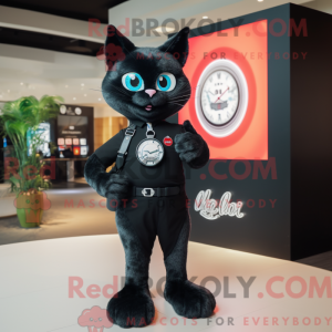 Mascot character of a Black...