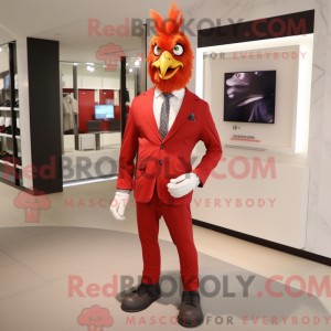 Mascot character of a Red...
