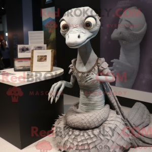 Mascot character of a Gray...