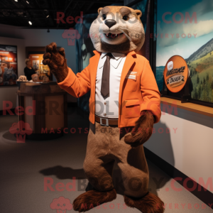 Mascot karakter van een...