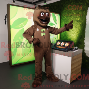 Mascot character of a Olive...