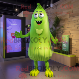Mascot character of a Lime...
