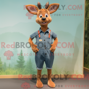 Maskottchen eines roten...