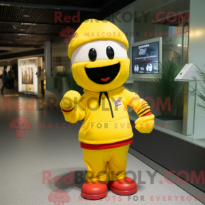 Mascot character of a...