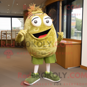 Mascot character of a Olive...