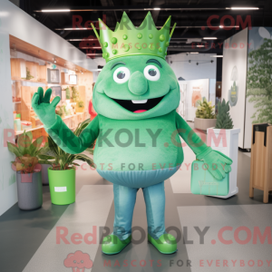 Mascot character of a Green...