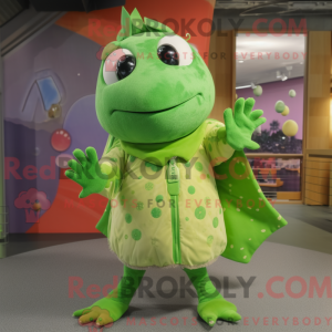 Mascot character of a Lime...