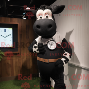 Maskottchen einer schwarzen...