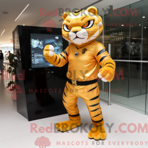 Mascot character of a Gold...