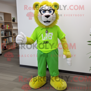 Mascot character of a Lime...