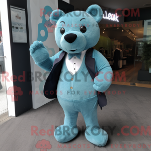 Personaje mascota de un oso...