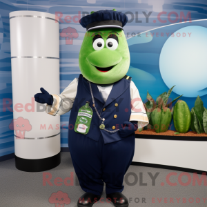 Mascot character of a Navy...