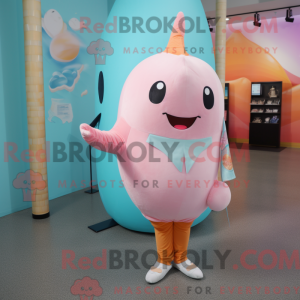 Mascot character of a Peach...