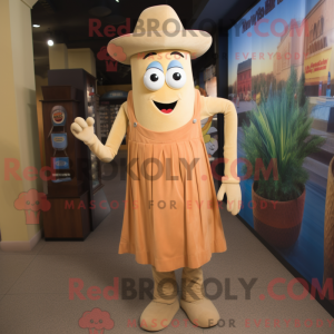 Mascot karakter van een Tan...