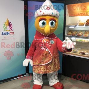 Maskot karakter af en...