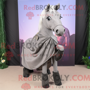 Mascot character of a Gray...