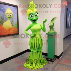 Mascot character of a Lime...