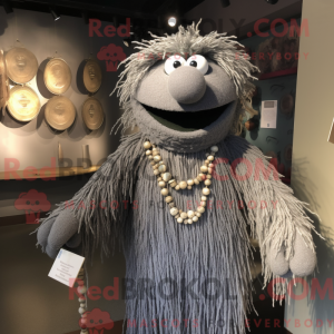 Mascot character of a Gray...