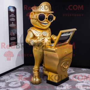 Mascot character of a Gold...
