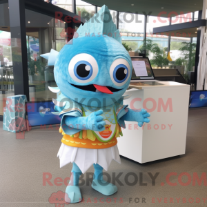 Mascot character of a Sky...