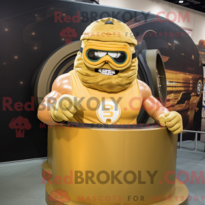Mascot character of a Gold...