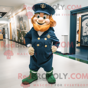 Mascot character of a Navy...