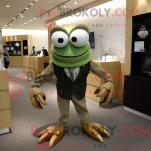 Mascot character of a Olive...