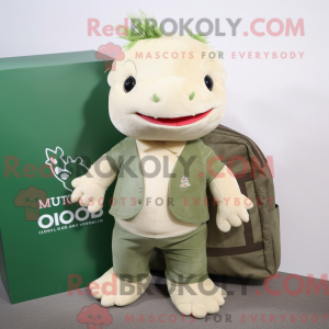 Mascot character of a Olive...