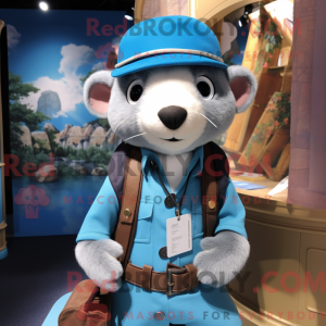 Mascot character of a Blue...
